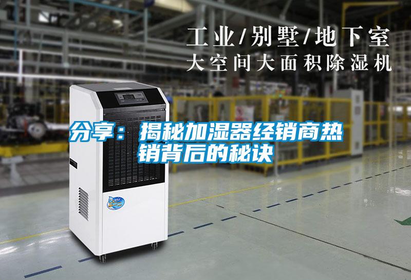 分享:揭秘加濕器經銷商熱銷背后的秘訣