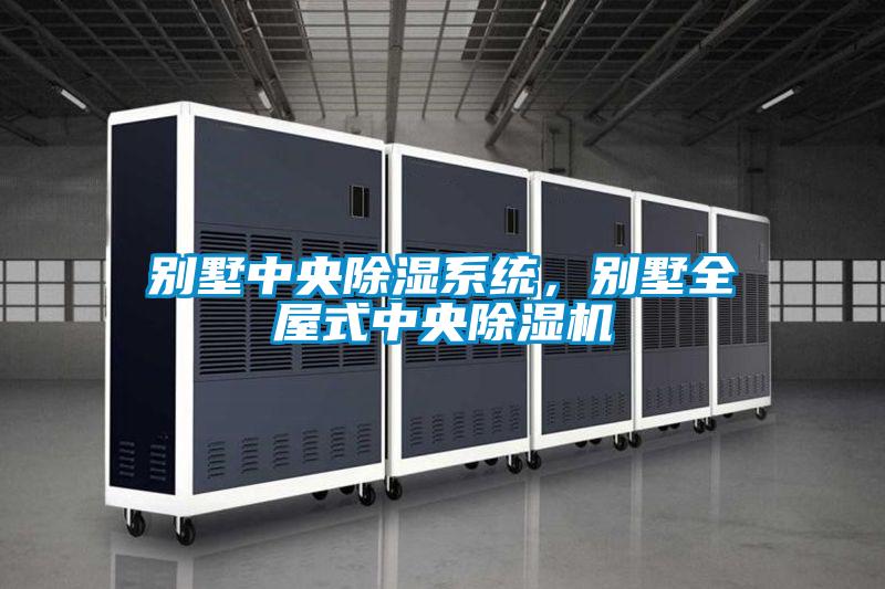 別墅中央除濕系統，別墅全屋式中央除濕機