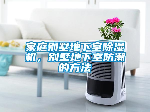 家庭別墅地下室除濕機，別墅地下室防潮的方法
