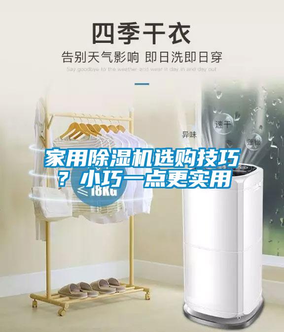 家用除濕機選購技巧？小巧一點更實用