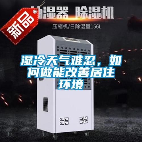 濕冷天氣難忍，如何做能改善居住環境