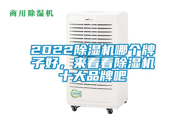 2022除濕機哪個牌子好，來看看除濕機十大品牌吧