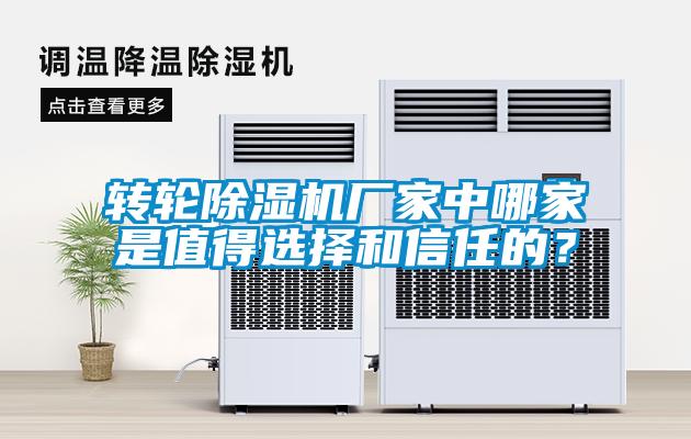 轉(zhuǎn)輪除濕機(jī)廠家中哪家是值得選擇和信任的？