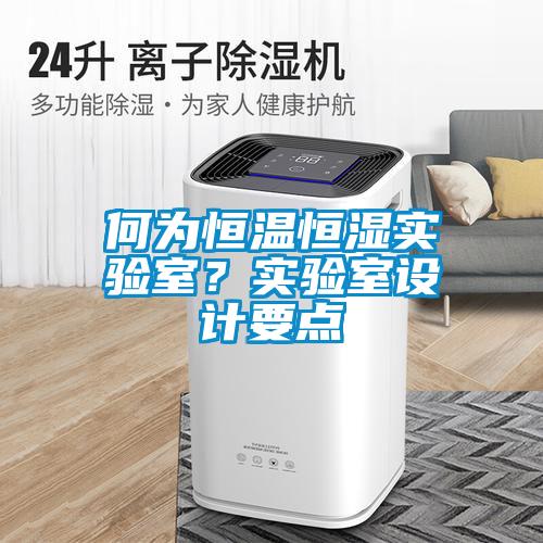 何為恒溫恒濕實(shí)驗(yàn)室？實(shí)驗(yàn)室設(shè)計(jì)要點(diǎn)
