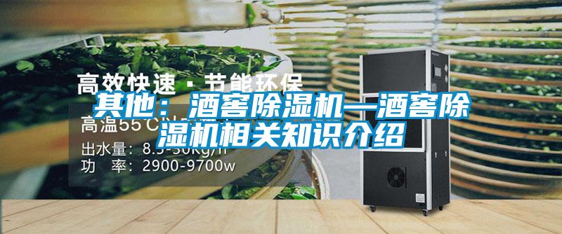 其他:酒窖除濕機—酒窖除濕機相關(guān)知識介紹