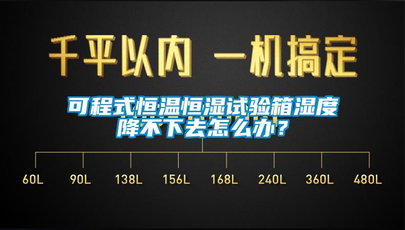 可程式恒溫恒濕試驗箱濕度降不下去怎么辦？