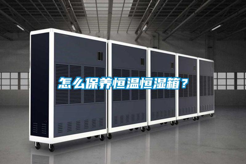 怎么保養(yǎng)恒溫恒濕箱？