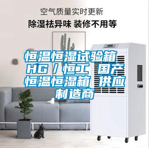 恒溫恒濕試驗箱 HG/恒工 國產恒溫恒濕箱 供應制造商