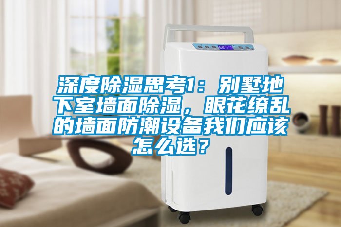 深度除濕思考1：別墅地下室墻面除濕，眼花繚亂的墻面防潮設備我們應該怎么選？