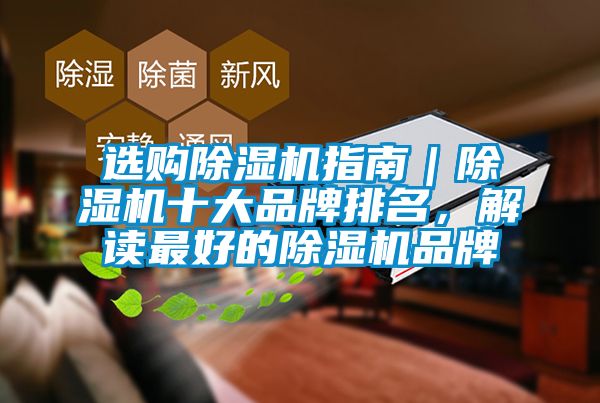 選購除濕機(jī)指南|除濕機(jī)十大品牌排名,解讀最好的除濕機(jī)品牌