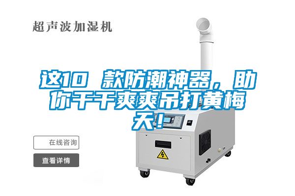 這10 款防潮神器，助你干干爽爽吊打黃梅天！