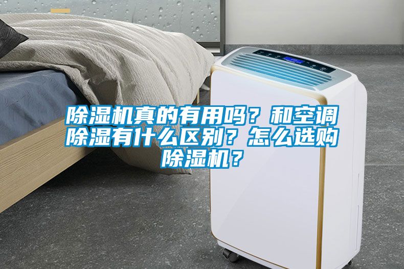 除濕機真的有用嗎？和空調除濕有什么區別？怎么選購除濕機？