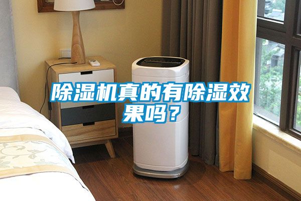 除濕機真的有除濕效果嗎？